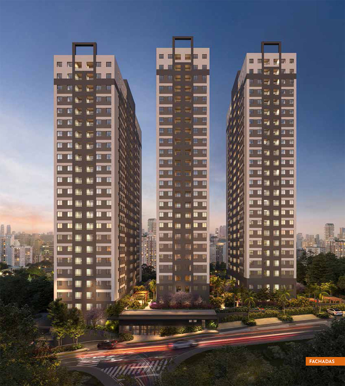 Fachada Residencial Ocean Park